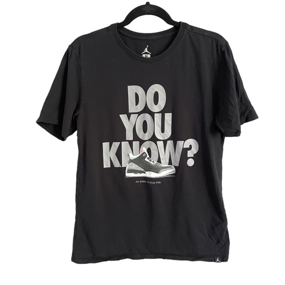 Jordan Retro 3 "Black Cement" T-Shirt - S/M, Unisex - Picture 8 of 9